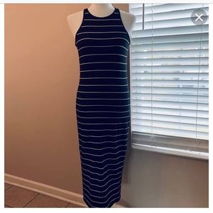 NWOT- ATHLETA black and white sunkissed midi dress
